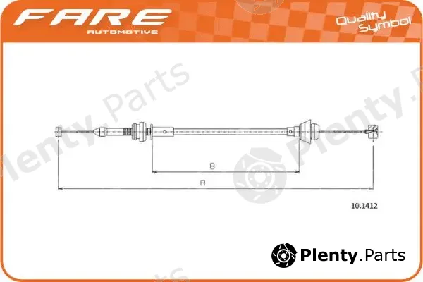 Fare SA 25951 — Accelerator Cable