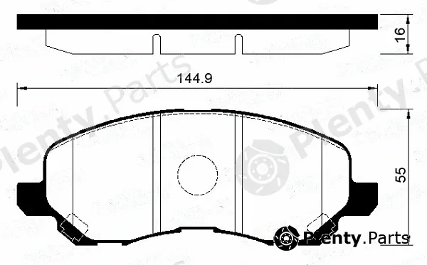 FI.BA FBP4195 — Brake Pad Set, disc brake