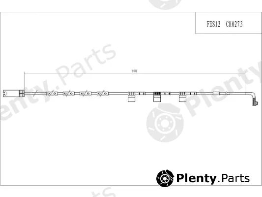 FI.BA FES12 — Warning Contact, brake pad wear