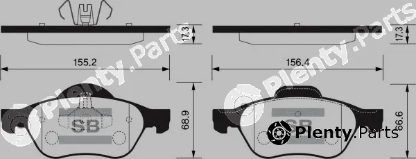 FI.BA FBP1414 — Brake Pad Set, disc brake