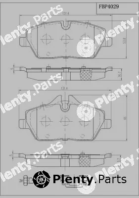FI.BA FBP4029 — Brake Pad Set, disc brake