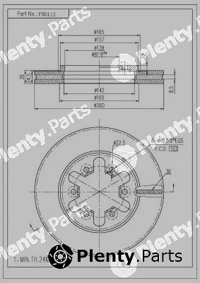 FI.BA FBD112 — Brake Disc