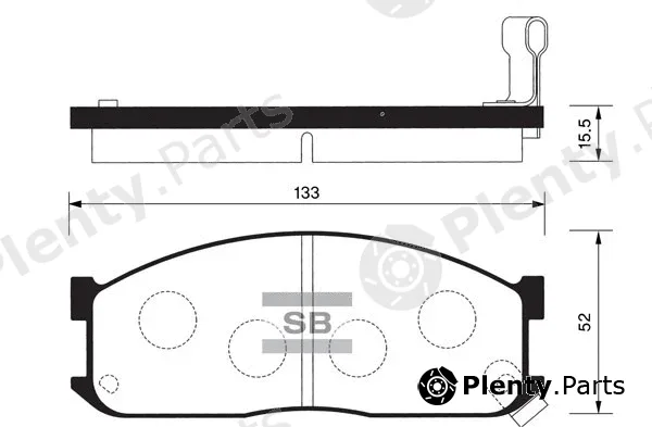 FI.BA FBP1044 — Brake Pad Set, disc brake