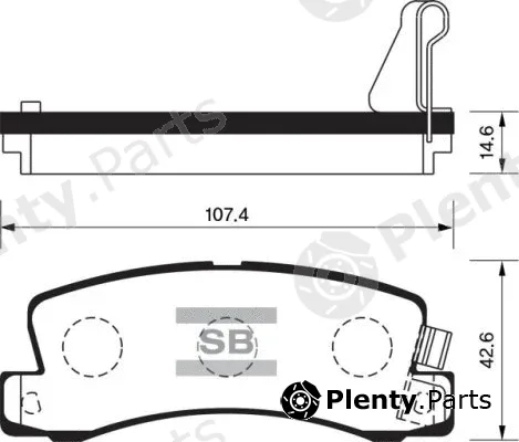 FI.BA FBP1208 — Brake Pad Set, disc brake