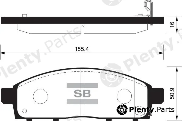 FI.BA FBP1361 — Brake Pad Set, disc brake