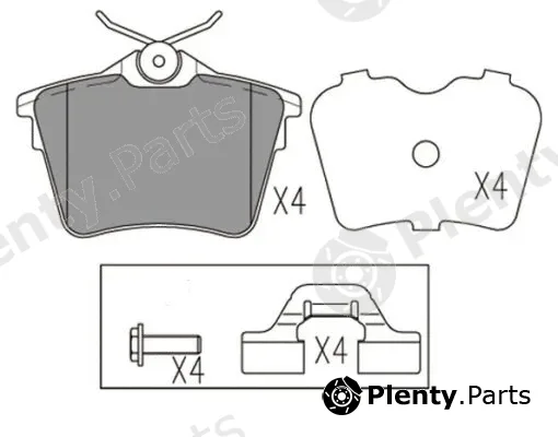 FI.BA FBP4172 — Brake Pad Set, disc brake