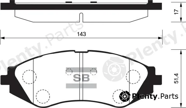 FI.BA FBP1159 — Brake Pad Set, disc brake