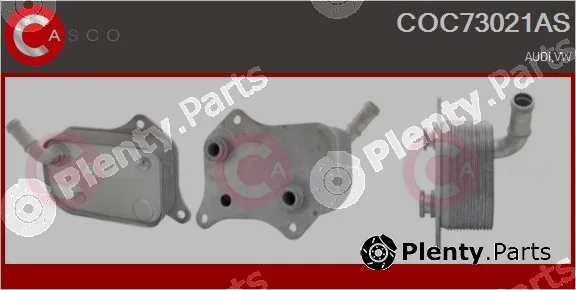 Casco COC73021AS — Oil Cooler, engine oil