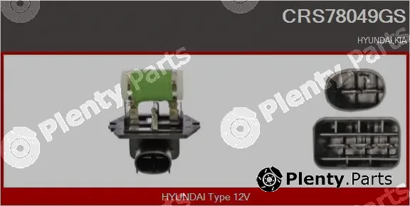 Casco CRS78049GS — Series resistor, electric motor (radiator fan)