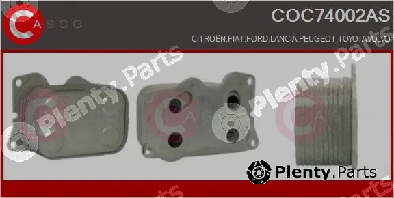 Casco COC74002AS — Oil Cooler, engine oil
