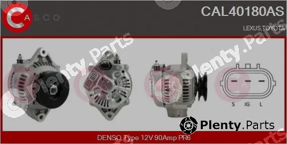 Casco CAL40180AS — Alternator