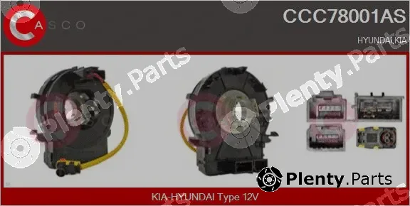 Casco CCC78001AS — Clockspring, airbag
