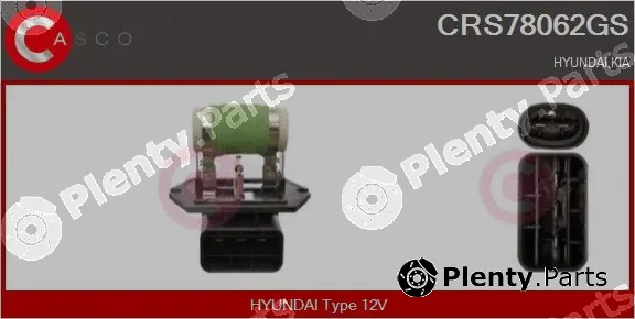 Casco CRS78062GS — Series resistor, electric motor (radiator fan)