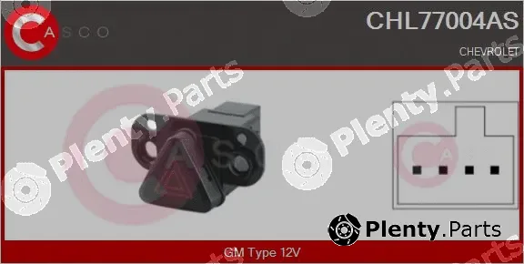 Casco CHL77004AS — Hazard Warning Light Switch