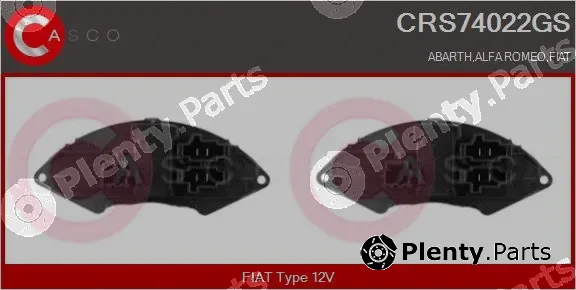 Casco CRS74022GS — Resistor, interior blower