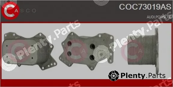 Casco COC73019AS — Oil Cooler, engine oil
