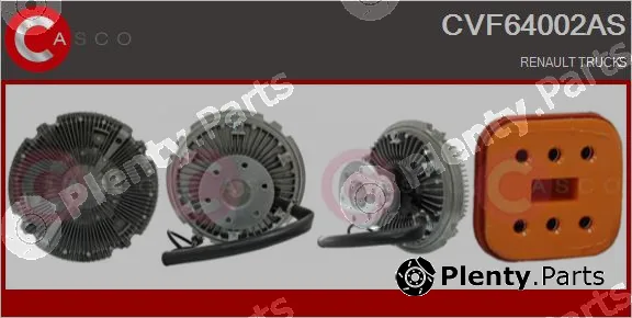 Casco CVF64002AS — Clutch, radiator fan
