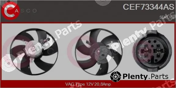 Casco CEF73344AS — Fan, engine cooling