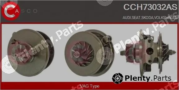 Casco CCH73032AS — Core assembly, turbocharger
