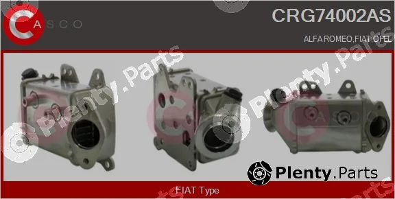 Casco CRG74002AS — Cooler, exhaust gas recirculation
