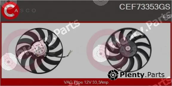 Casco CEF73353GS — Fan, engine cooling