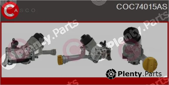 Casco COC74015AS — Oil Cooler, engine oil