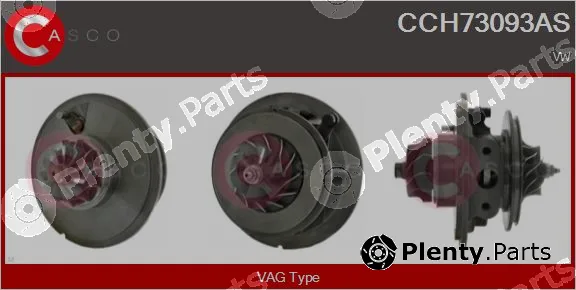 Casco CCH73093AS — Core assembly, turbocharger