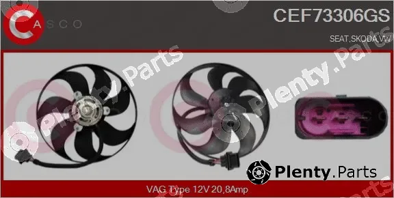 Casco CEF73306GS — Fan, engine cooling