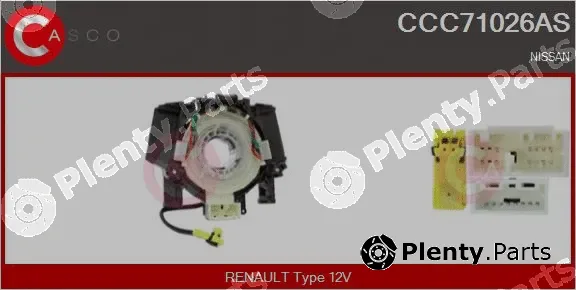 Casco CCC71026AS — Clockspring, airbag