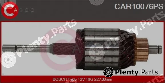 Casco CAR10076PS — Armature, starter
