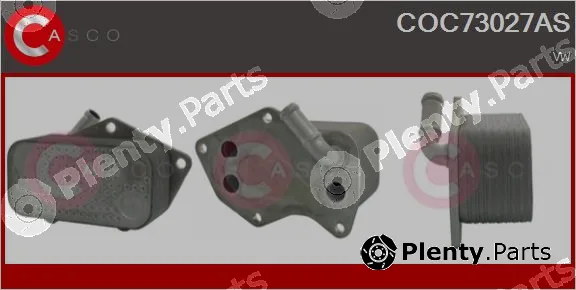 Casco COC73027AS — Oil Cooler, engine oil
