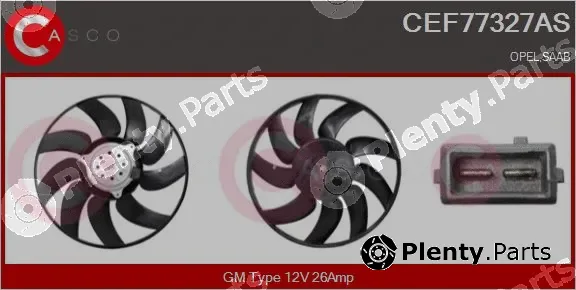 Casco CEF77327AS — Fan, engine cooling
