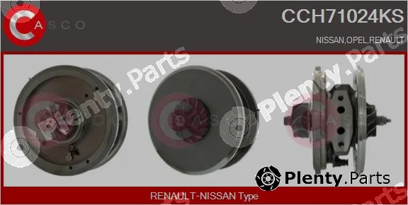 Casco CCH71024KS — Core assembly, turbocharger