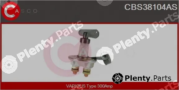 Casco CBS38104AS — Main Switch, battery