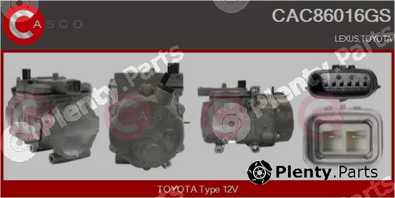 Casco CAC86016GS — Compressor, air conditioning