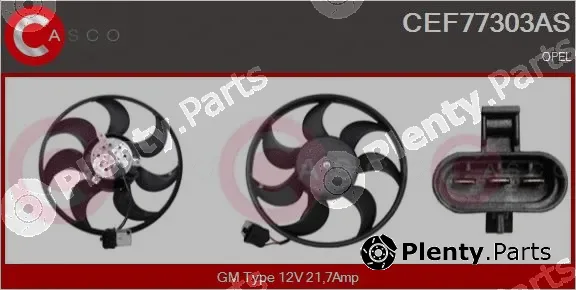 Casco CEF77303AS — Fan, engine cooling