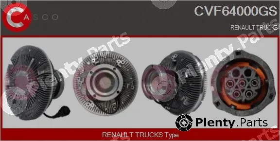Casco CVF64000GS — Clutch, radiator fan