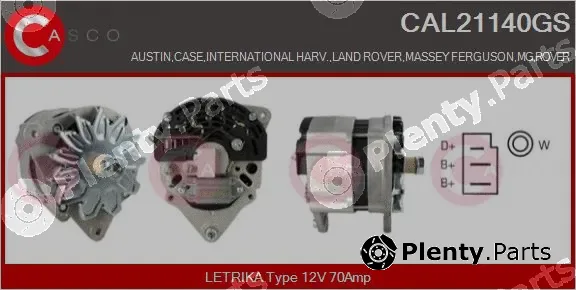Casco CAL21140GS — Alternator