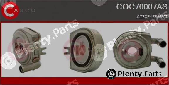 Casco COC70007AS — Oil Cooler, engine oil