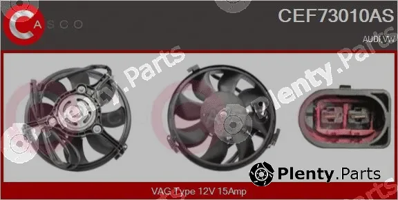 Casco CEF73010AS — Electric Motor, radiator fan