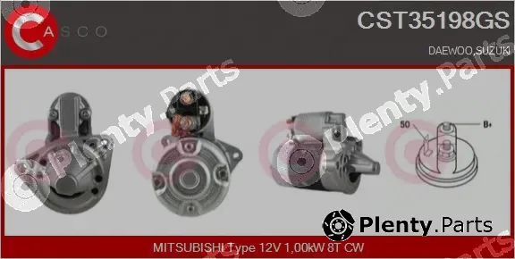 Casco CST35198GS — Starter
