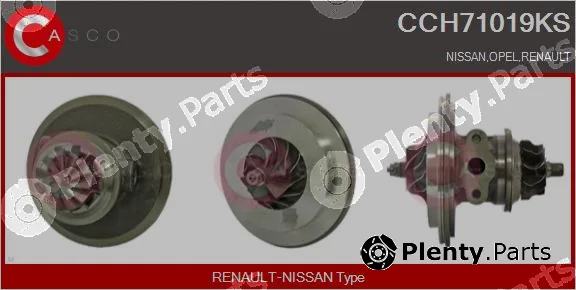Casco CCH71019KS — Core assembly, turbocharger