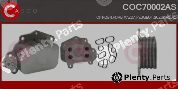 Casco COC70002AS — Oil Cooler, engine oil