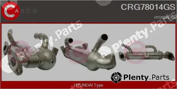 Casco CRG78014GS — Cooler, exhaust gas recirculation