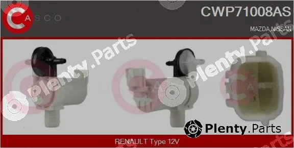 Casco CWP71008AS — Washer Fluid Pump, window cleaning