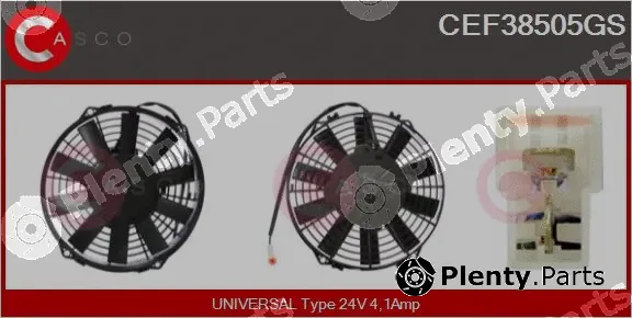 Casco CEF38505GS — Electric Motor, radiator fan