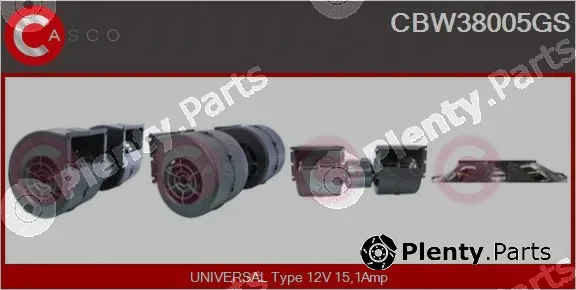 Casco CBW38005GS — Interior Blower