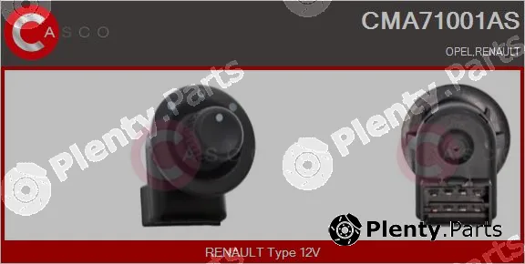 Casco CMA71001AS — Switch, exterior rearview mirror adjustment