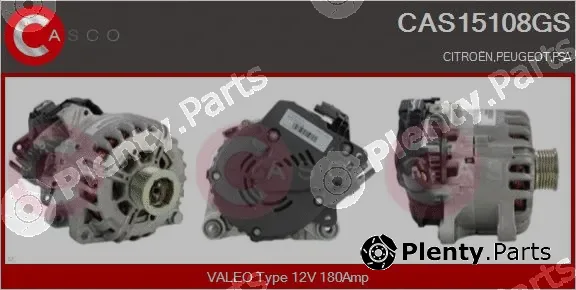 Casco CAS15108GS — Alternator, starter