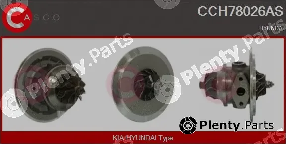 Casco CCH78026AS — Core assembly, turbocharger